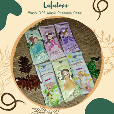 [RESMI]  [BPOM] LAFALOVA ORGANIK PETAL MUGWORT WITH VITAMIN E BEADS MASK 15gr