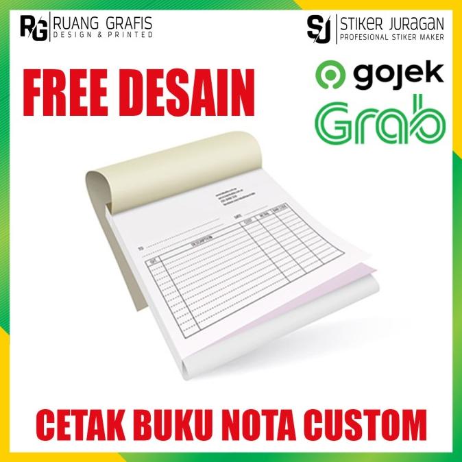 CETAK BUKU NOTA 2 PLY 1 RIM