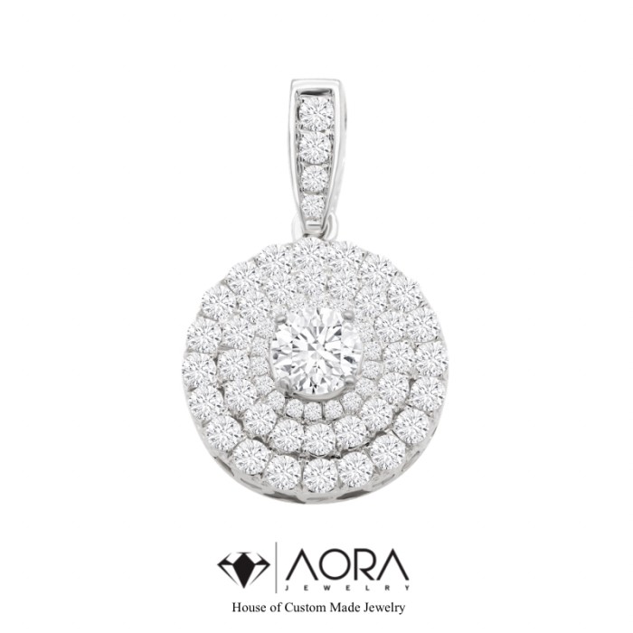 GIA Diamond Pendant F VVS1
