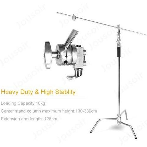 Tiang Multifungsi C Stand Heavy Duty Boom Arm Light Tripod Studio 10KG