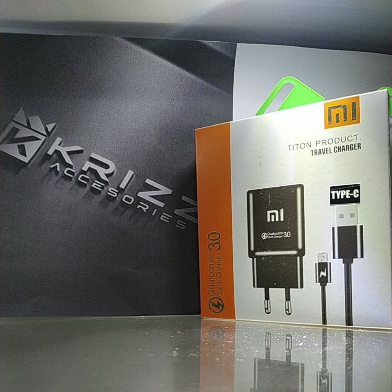 charger xiaomi 3.0 Qualcom Original by titon type-c