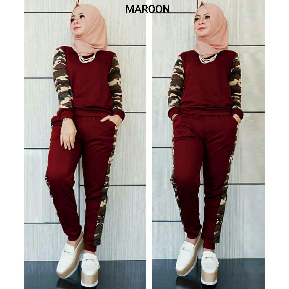 Setelan Training Armynda - Setelan Training Wanita - Setelan olahraga wanita/setelan casual wanita