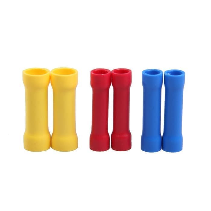 Skun konektor insulated Butt Connector BV Kuning Biru Merah