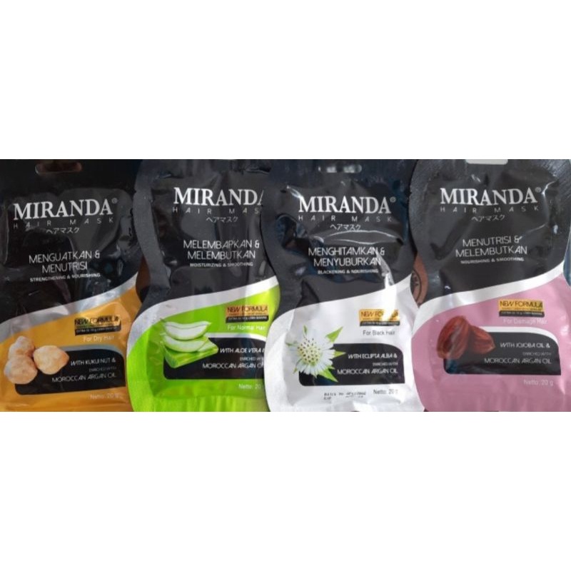 Miranda Hair Mask Sachet 30 gr