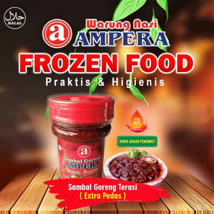 

5ds45ss Aneka Sambal Instant 150Gr - Ampera Frozen Food - Ready To Eat - Sambal Gejos Xa20X1