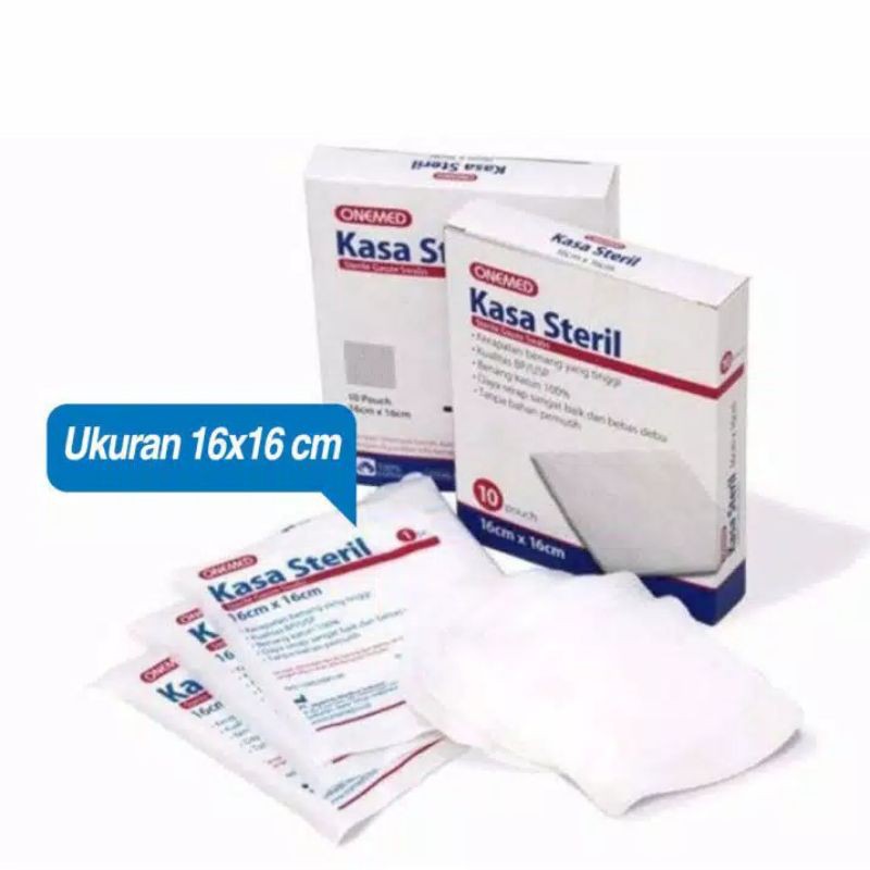 Kasa Steril Onemed Kain Kasa Higeinis One Bersih Gigi Bayi Bungkus Luka Shopee Indonesia