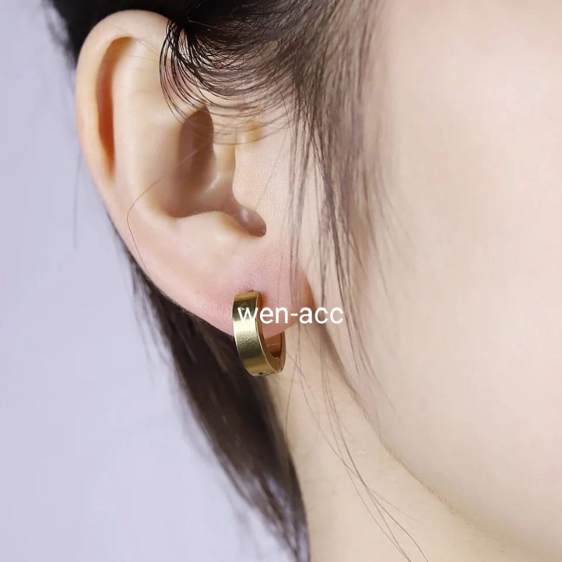 Anting Tusuk Titanium Cowok Cewek