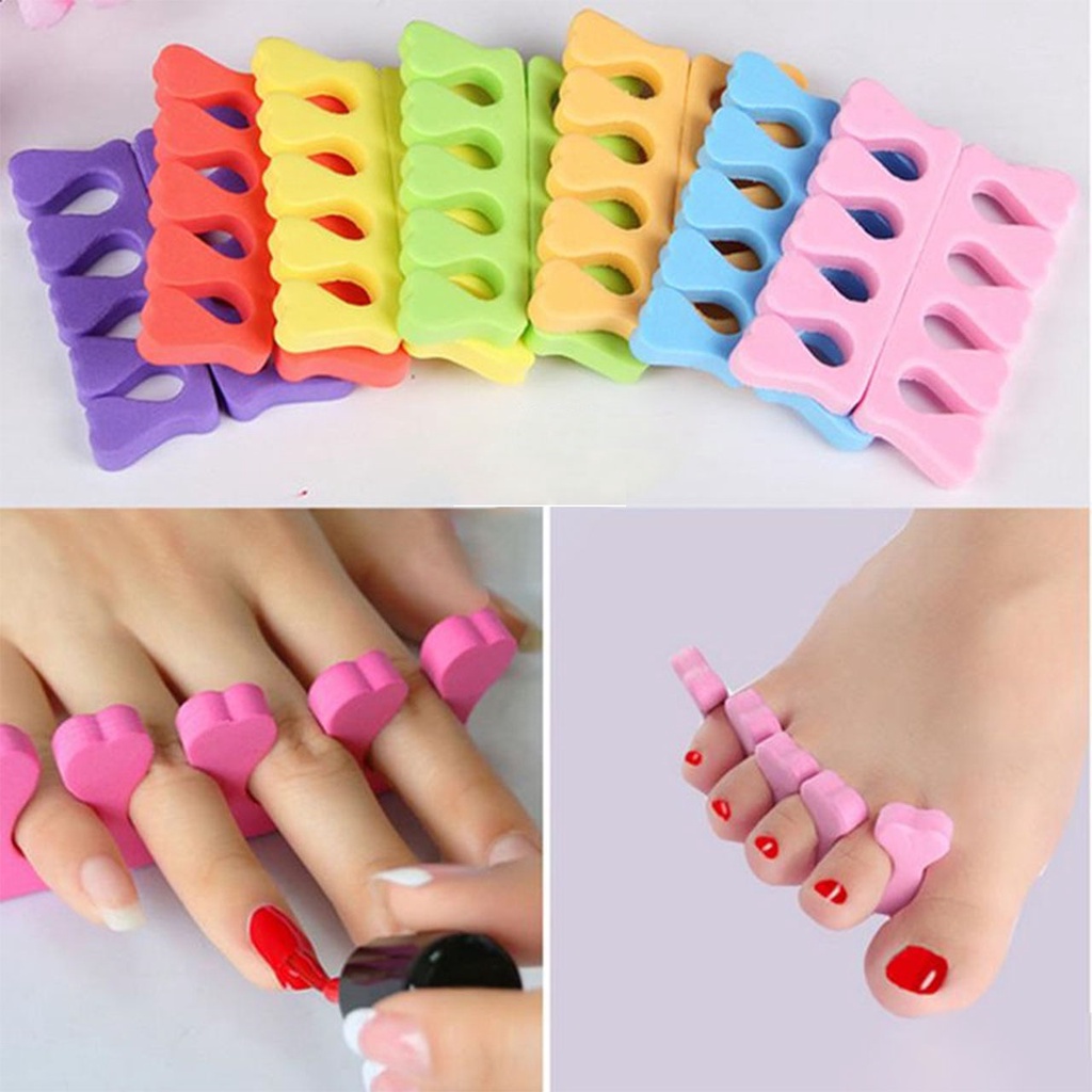 Spons pemisah jari kuku kaki tangan lembut nail finger separator