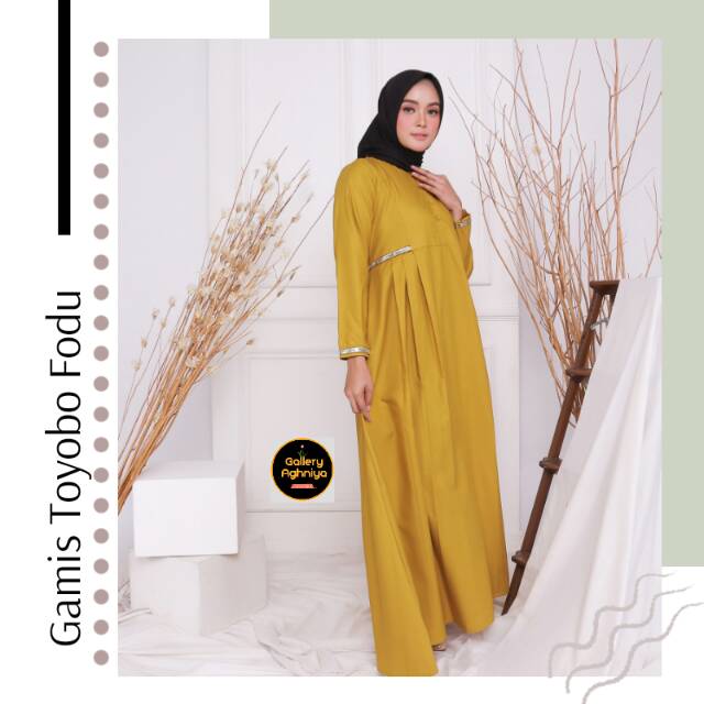 S-XXL - Gamis Toyobo Fodu PDH / Gamis Pemda / Gamis PNS / Gamis ASN ori Gallery Aghniya