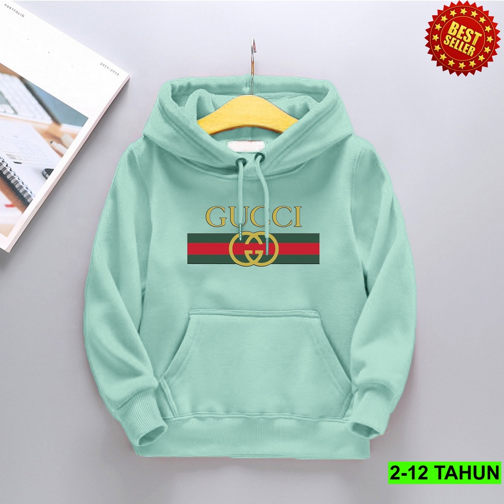 Hoodie GUCCI Anak Laki Laki Perempuan / Hodie Anak Usia 2 3 4 5 6 7 8 9 10 11 12 Tahun / Jaket Gucci Anak Cewek Cowok / Switer Distro Bisa Cod / Suiter Anak Terbaru / Sweeter Anak / Switer GUCCI Anak