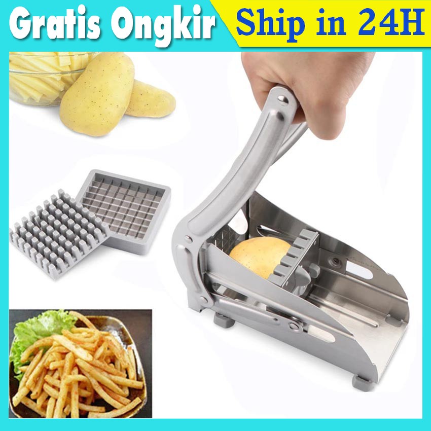 

HJK Alat Pemtong Kentang Potato Cutter Chopper French Fries