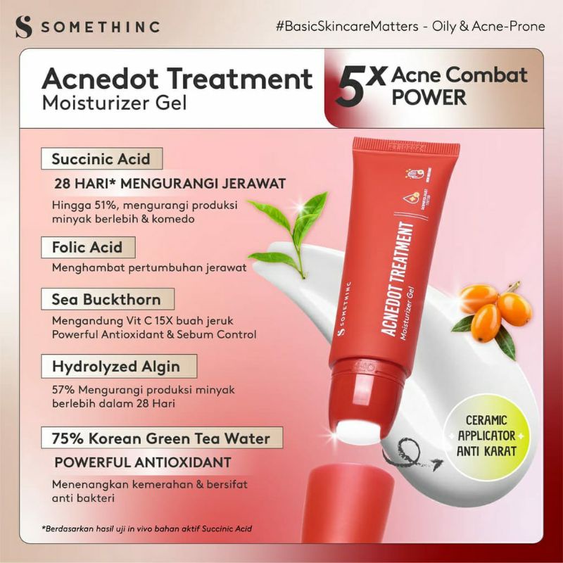 SOMETHINC Acnedot Treatment Moisturizer Gel