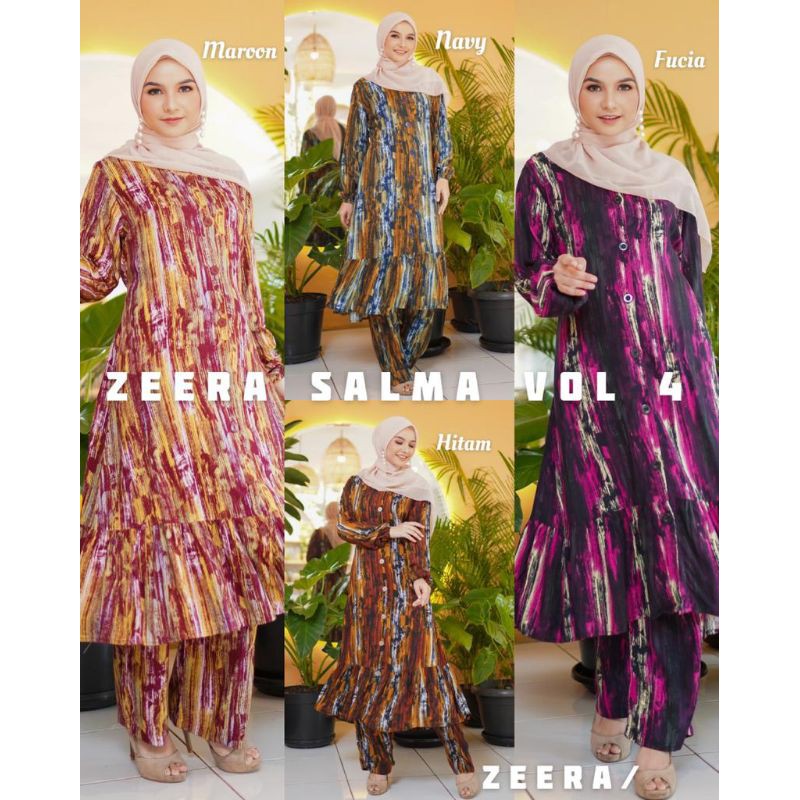 Daster arab ZEERA SALMA Gamis Rayon Setelan