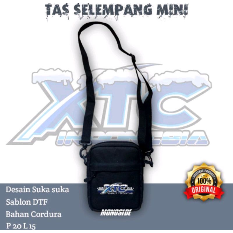 Tas Selempang Mini XTC Custom Sablon DTF