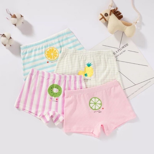 (Kiddiwear) [COD] Boxer Anak Perempuan / Celana Dalam Anak B10