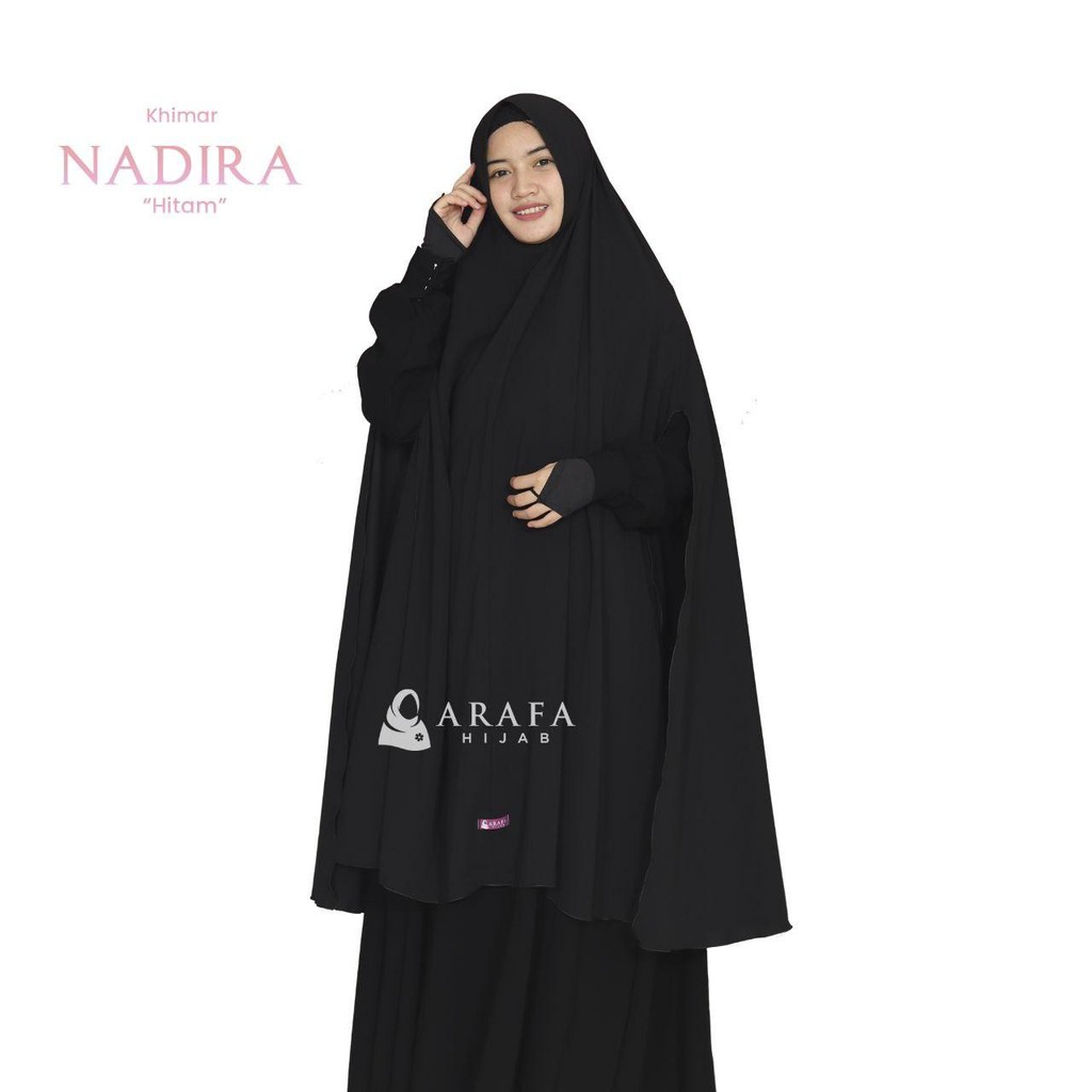 Khimar Nadira Woolpeach Premium - Arafa Hijab