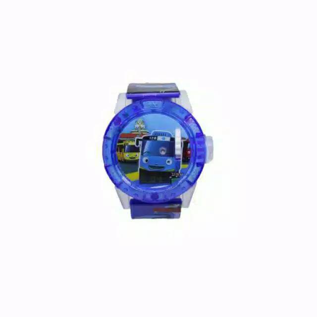 Jam Tangan Anak&quot;Laser Tayo Strap Rubber(Dikirim Dari Jakarta Pusat)