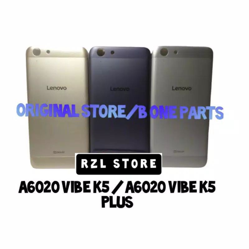 BACKDOOR BACK DOOR KESING TUTUP BELAKANG LENOVO A6020 VIBE K5 K5 PLUS ORIG