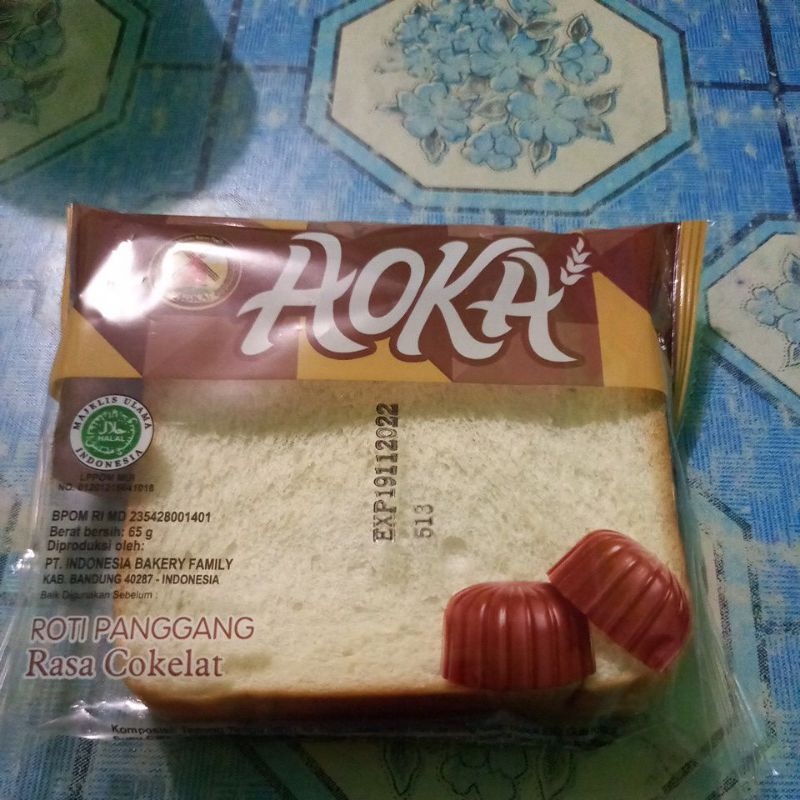 

roti aoka cokelat