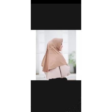 Bergo Serut Hamidah ORI Hijab Sekolah Jersey Hamidah Murah Hijab Serut Sekolah
