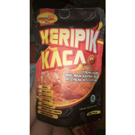 

cemilan keripik kaca/keripik beling