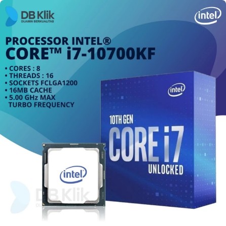 Processor Intel Core I7-10700KF Box LGA1200 &quot;Proc Intel Core I7 10700&quot;