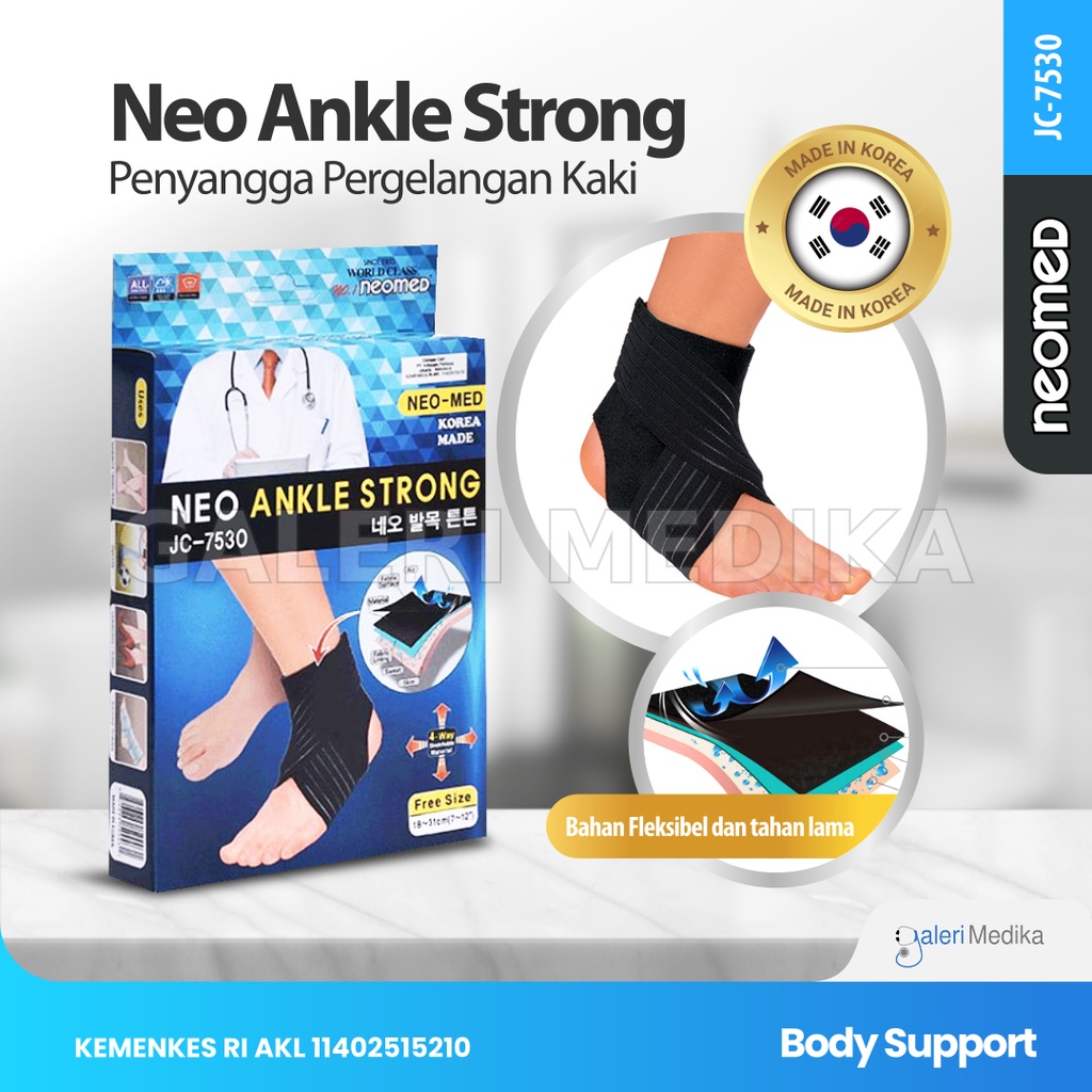 Neomed Neo Ankle Strong JC-7530 - Alat Pelindung Pergelangan Kaki