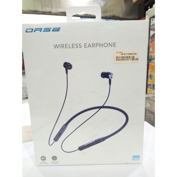 Earphone OASE K09 bluetooth Black