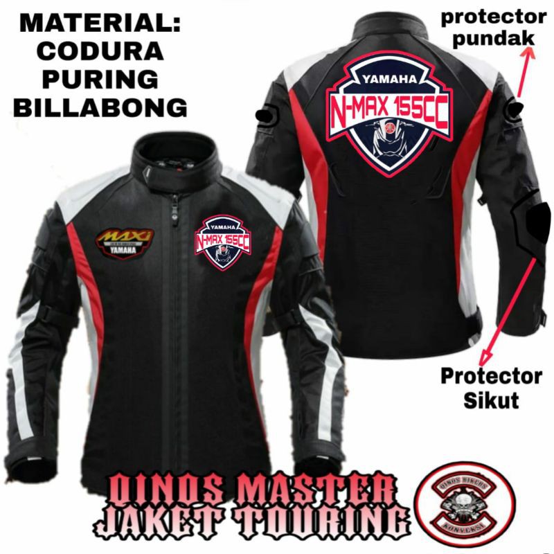 Jaket touring Yamaha NMAX Jaket pria Terbaru Yamaha NMAX