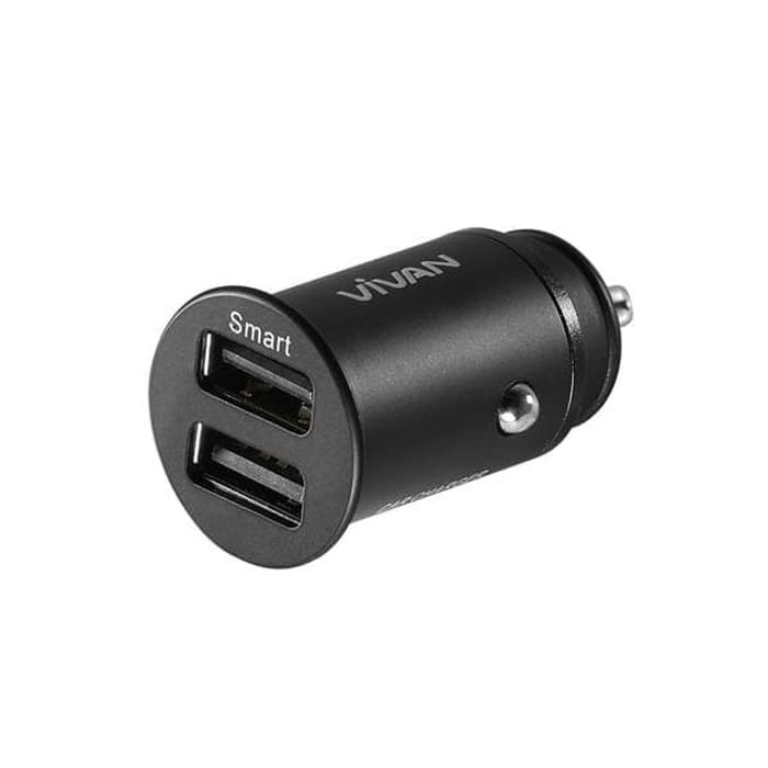 Vivan CCK2S Dual 2 ports Car Charger mobil 4.8a