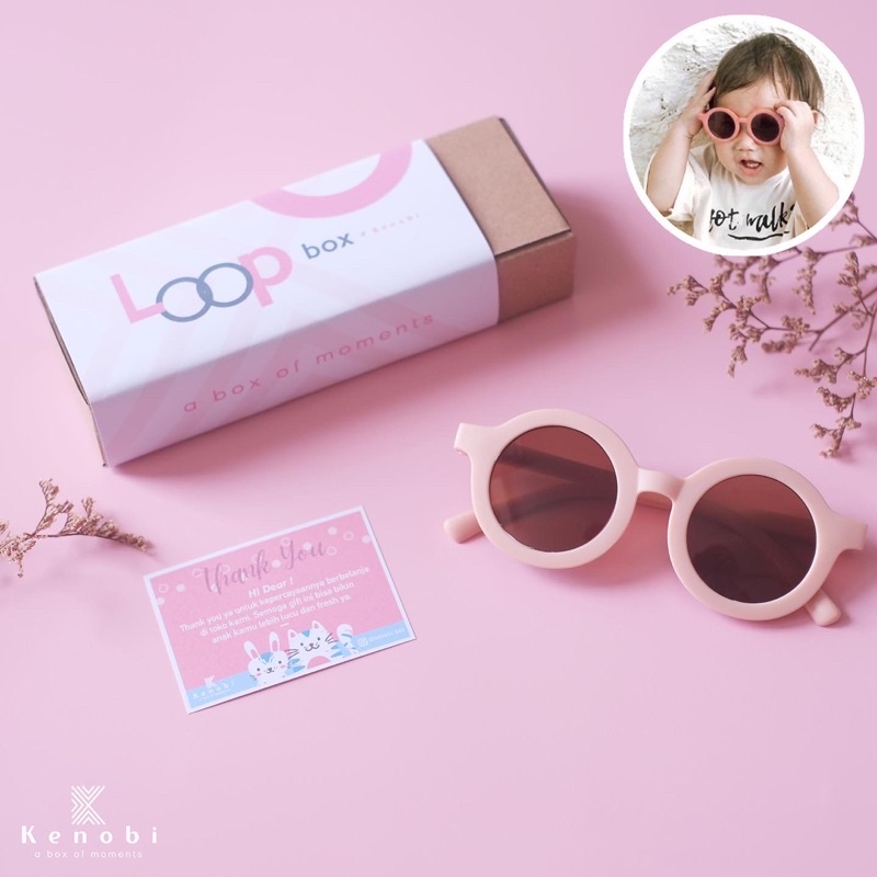 Loop Box || Kacamata Bayi Anti UV / Baby Sunglasses