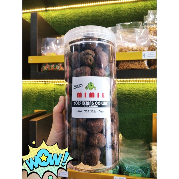 

soes coklat isi vanilla