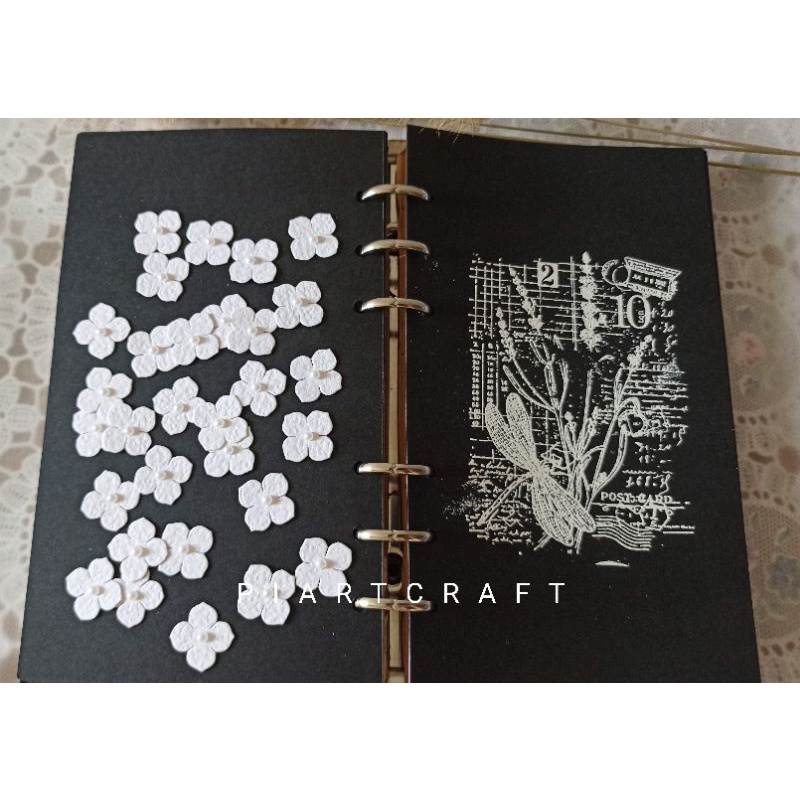 

Bunga sedang ( termasuk pearl ) -Dies cut / cut dies DIY scrapbook / journal / bujo / diary