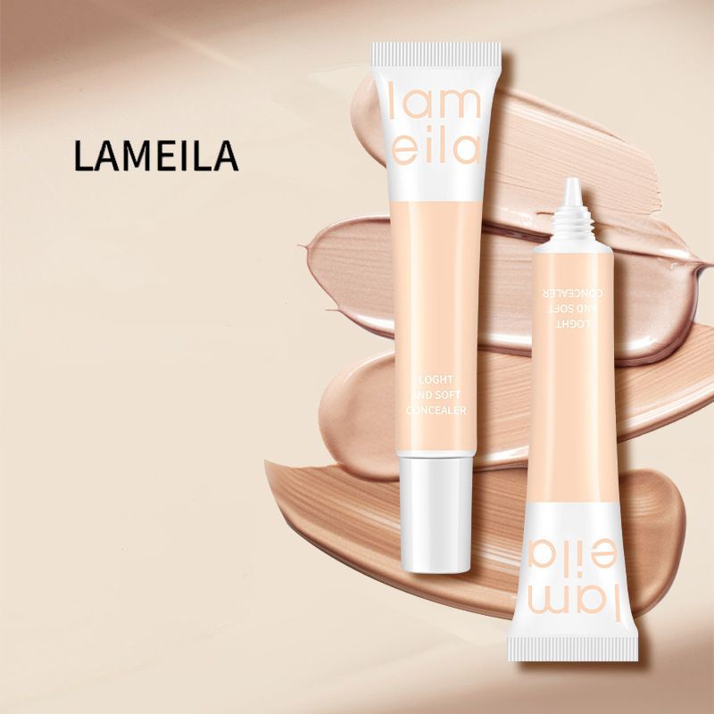 Tube 3075 LAMEILA Original Light And Soft Moisturizing Concealer Foundation Cair Base Make Up Tahan Air