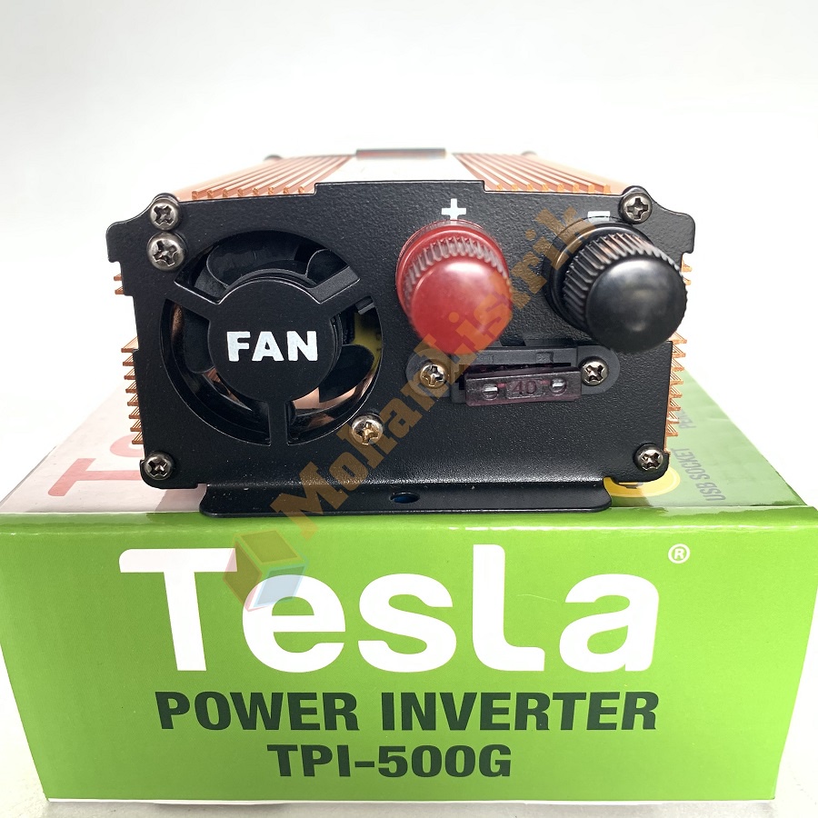 Power Inverter Tesla 500 Watt 500W DC 12V to AC 220V  Murah