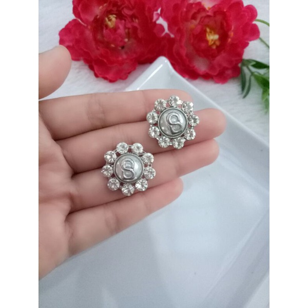 BROS BUTTONSCARVES KW (PART 5) BROS B-mini mata putih silv