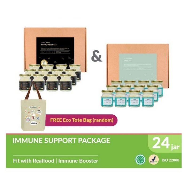 

Realfood Immune Support Free Eco Tote BAG fre
