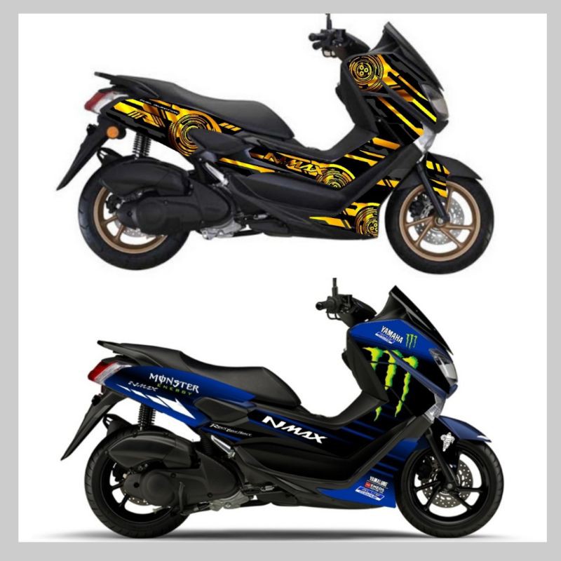 Striping Yamaha Nmax / N Max Lama 2015 2016 2017 2018 2019 Variasi Sticker Stiker Skotlet Motor Scot