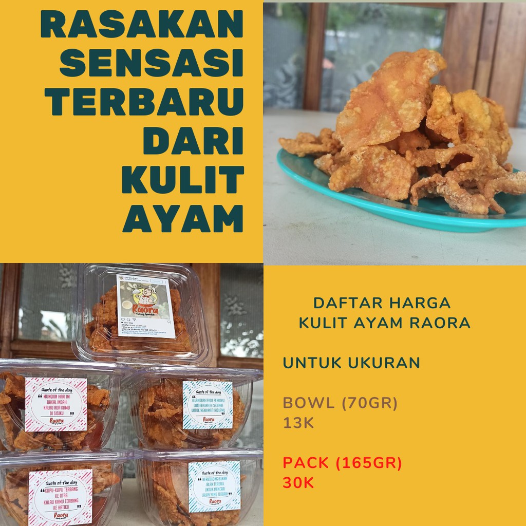 

KULIT AYAM CRISPY