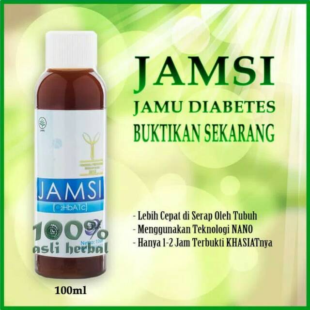 Jamsi Jamu Obat Diabetes Penurun Gula Darah Original