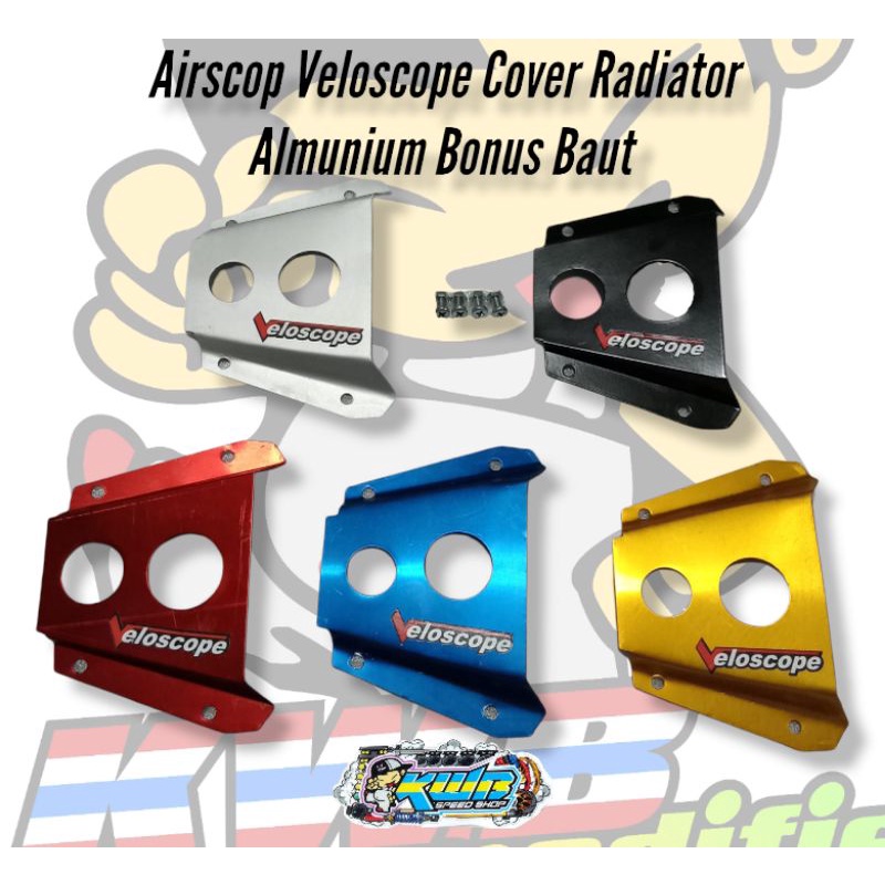 Scop airscop veloscope besar cover radiator vario pcx adv nmax aerox lexi almunium bonus baut