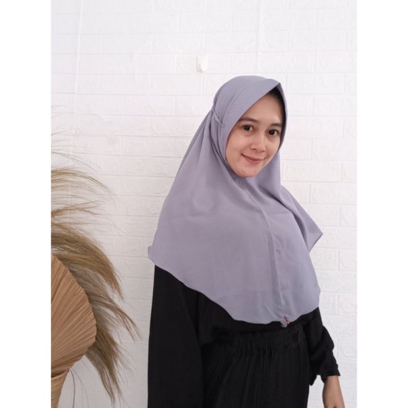 Bergo pet tali / khimar pet tali