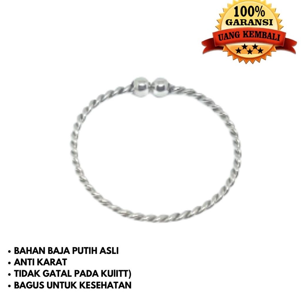 GELANG BABY,GELANG MONEL,GELANG  BAJA PUTIH ,GELANG KESEHATAN,GELANG ANTI STEP