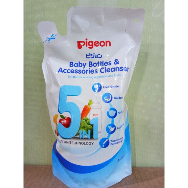 PIGEON BABY BOTTLES &amp; ACCESSORIES CLEANSER 450ML (REFIL), 500ML(BOTOL)