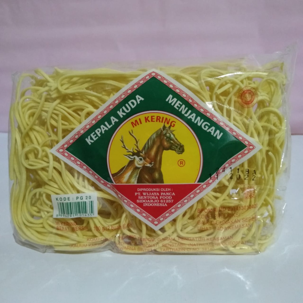 

Mie Telur Kuda Menjangan 100gr