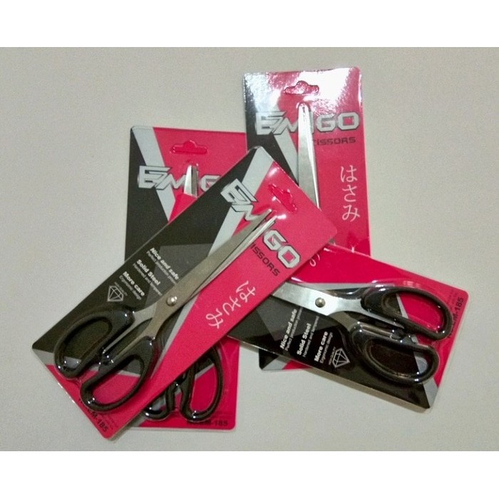 

(70GR) GUNTING HITAM EMIGO ( GUNTING SERBAGUNA ) / GUNTING EMIGO KECIL , SEDANG DAN BESAR