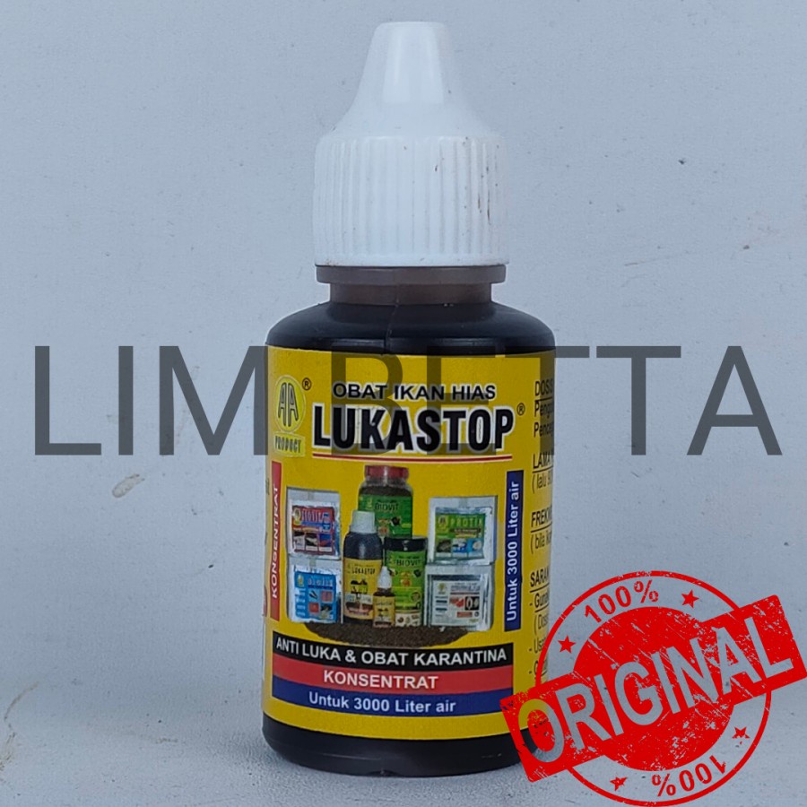 Luka Stop Betta Medicine 30 ml Obat Ikan