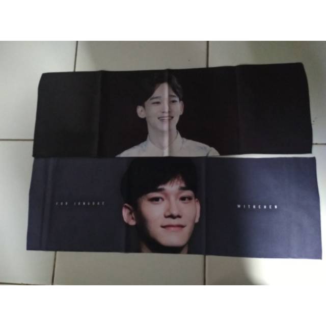 Chen exo slogan merch fansite. Exo album photocard slogan sehun chanyeol baekhyun