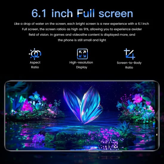 HP Smartphone Murah S30UPlus 6.1 inci Handphone  Android 8GB +128GB HD Kamera Gratis ongkir-6
