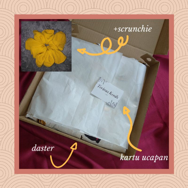 

Hampers Daster Midi / Gift Box / Kado Ulang Tahun